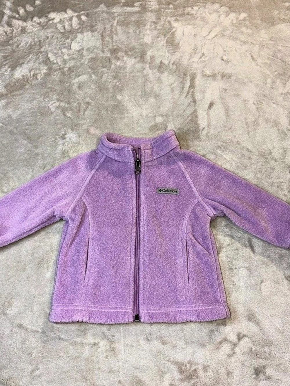 Columbia Infant Girls' Benton Springs Fleece Jacket Purple 6-12